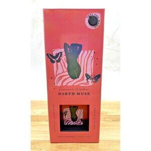 North Muse Feminine Wisdom Reed‎ Diffuser Amber & Myrrh with Amethyst 3.4oz NEW